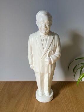 Vintage Colonel Sanders KFC Kentucky Fried Chicken Plastic Blow Mold Bank